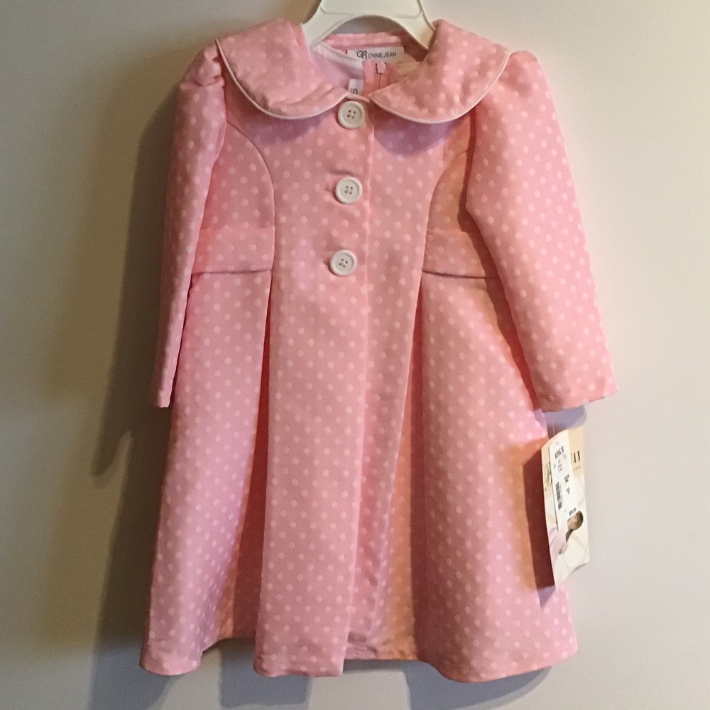 “HOST PICK” NWT Bonnie Jean 2 piece Girls Spring coat and matching dress- 2T